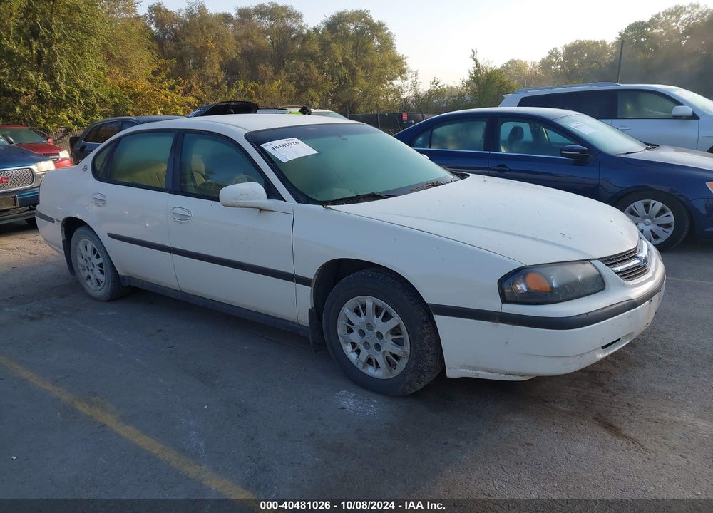 2003 CHEVROLET IMPALA VIN: 2G1WF52E539185485