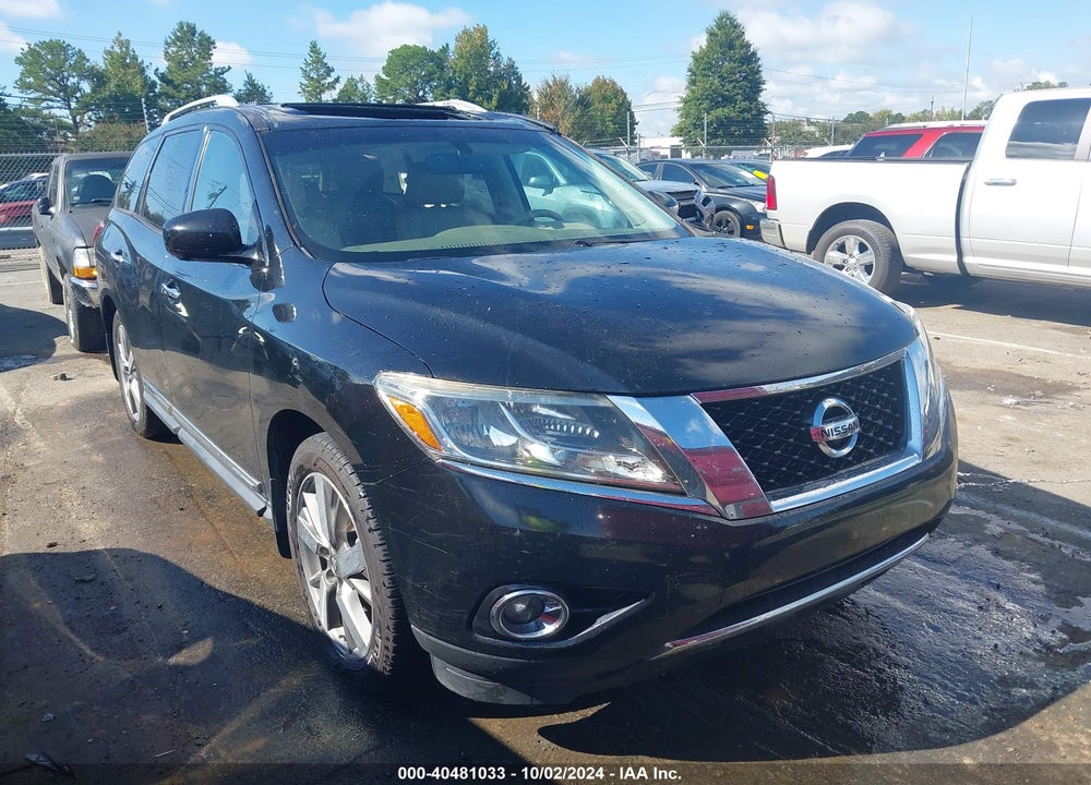 2013 NISSAN PATHFINDER PLATINUM VIN: 5N1AR2MM2DC612008