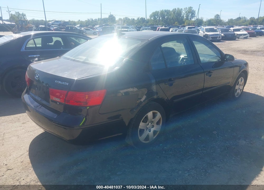 2010 HYUNDAI SONATA GLS VIN: 5NPET4AC6AH632910