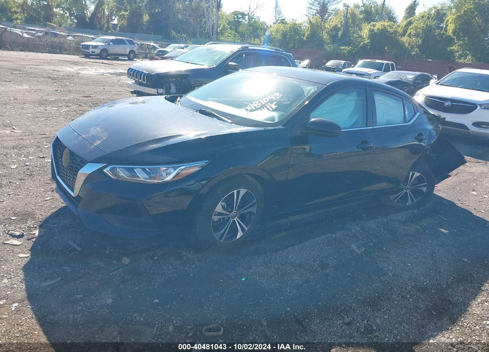 2022 NISSAN SENTRA SV XTRONIC CVT VIN: 3N1AB8CV5NY217337