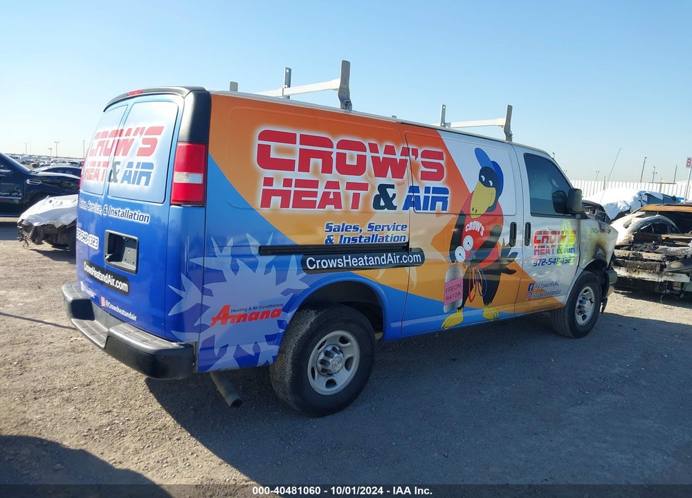 2018 CHEVROLET EXPRESS 2500 WORK VAN VIN: 1GCWGAFPXJ1228227