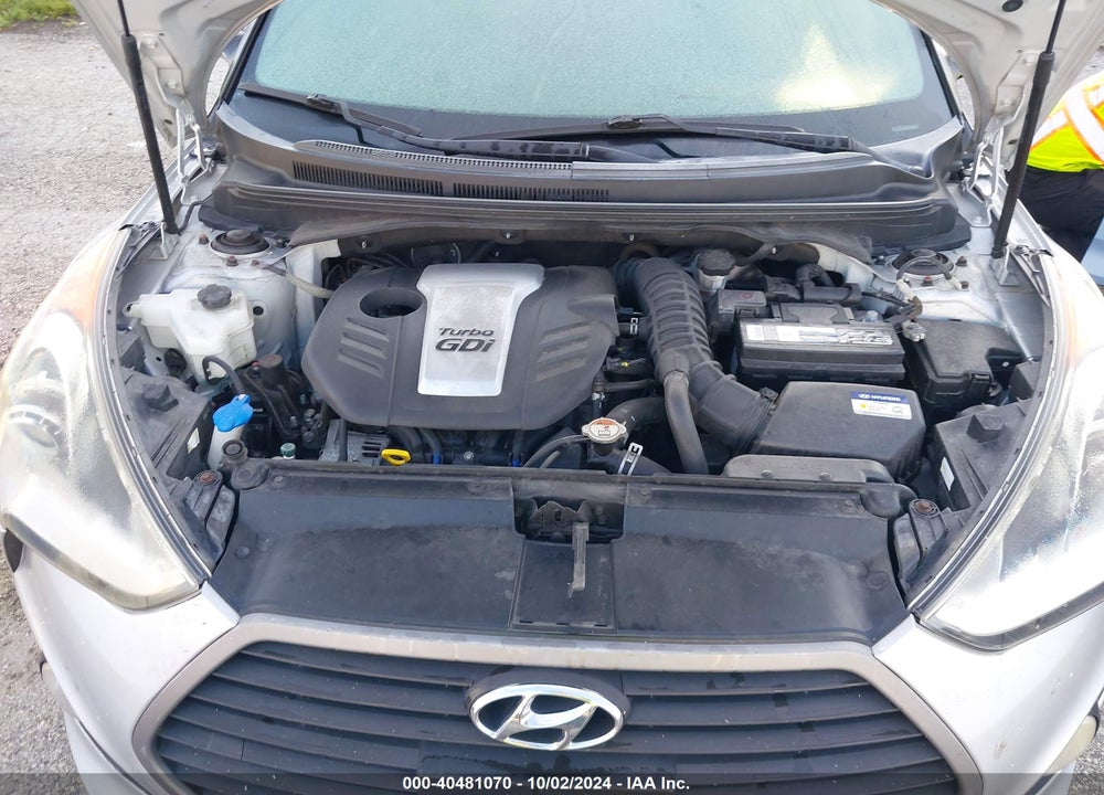 2016 HYUNDAI VELOSTER TURBO VIN: KMHTC6AE4GU288234