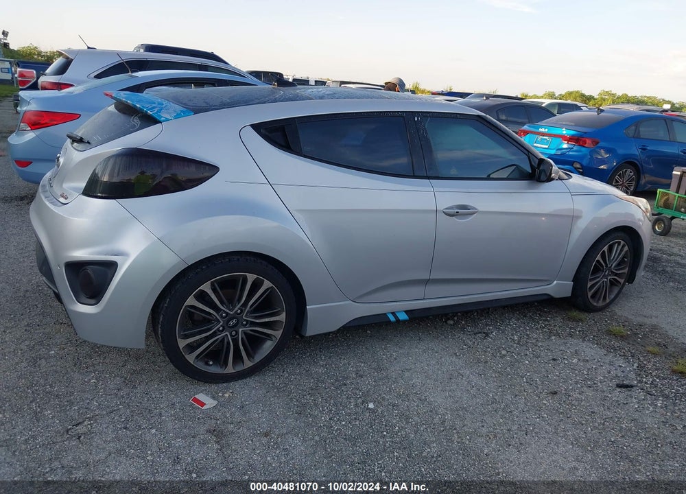 2016 HYUNDAI VELOSTER TURBO VIN: KMHTC6AE4GU288234