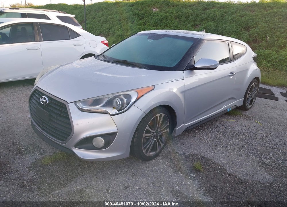 2016 HYUNDAI VELOSTER TURBO VIN: KMHTC6AE4GU288234