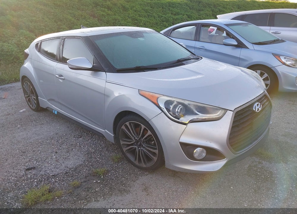 2016 HYUNDAI VELOSTER TURBO VIN: KMHTC6AE4GU288234