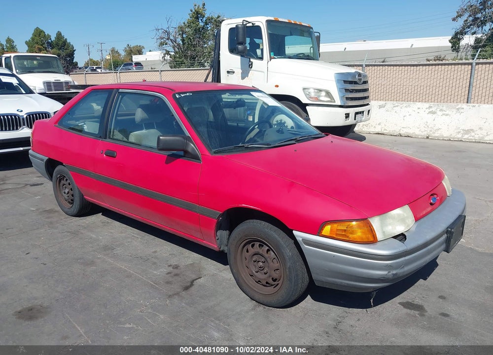 1991 FORD ESCORT LX VIN: 1FAPP11J8MW276748