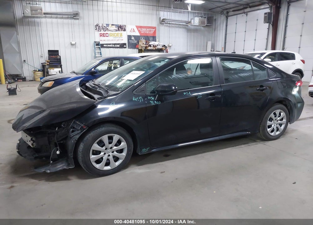 2022 TOYOTA COROLLA LE VIN: 5YFEPMAE4NP338789