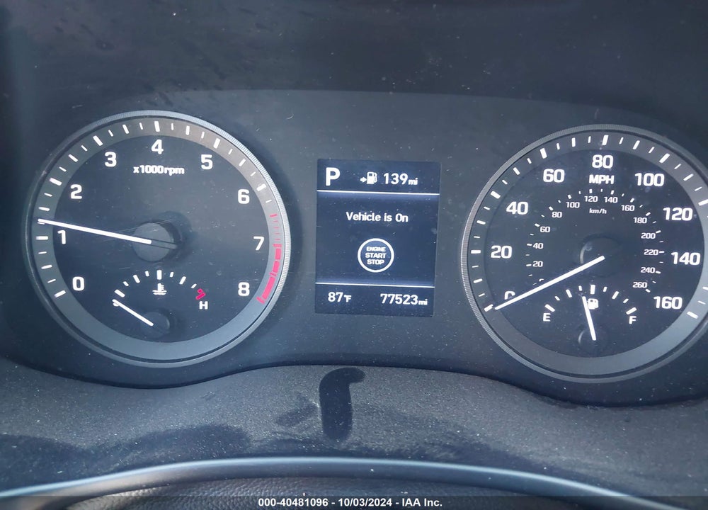 2019 HYUNDAI TUCSON VALUE VIN: KM8J33A40KU053156