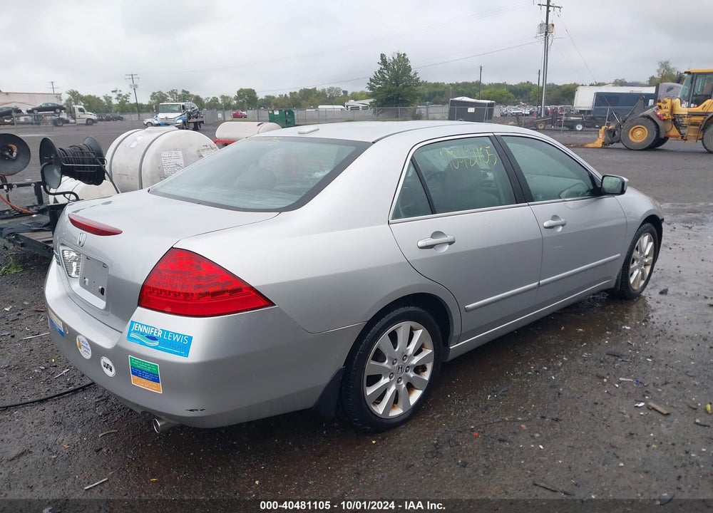 2007 HONDA ACCORD 3.0 EX VIN: 1HGCM66597A044723