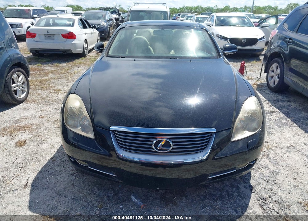 2006 LEXUS SC 430 VIN: JTHFN48Y869001199