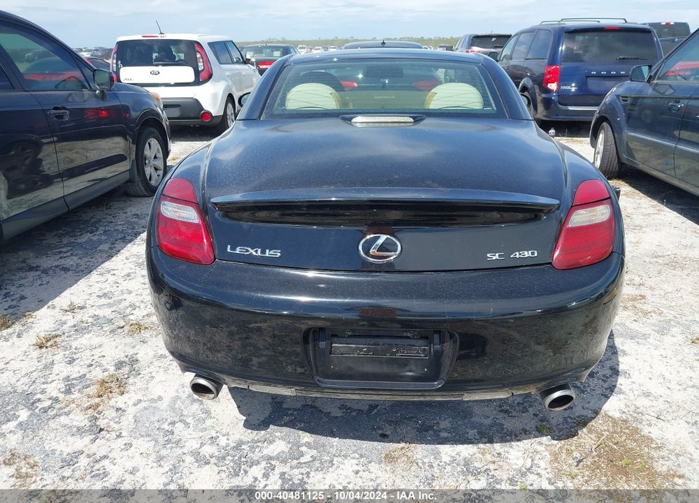 2006 LEXUS SC 430 VIN: JTHFN48Y869001199