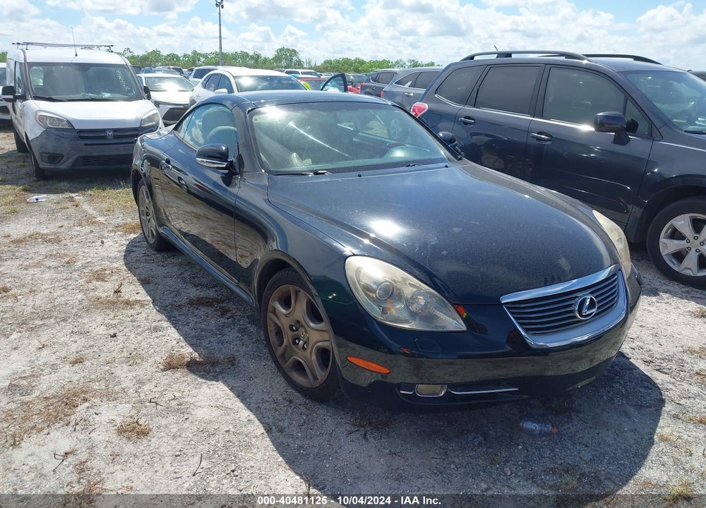 2006 LEXUS SC 430 VIN: JTHFN48Y869001199