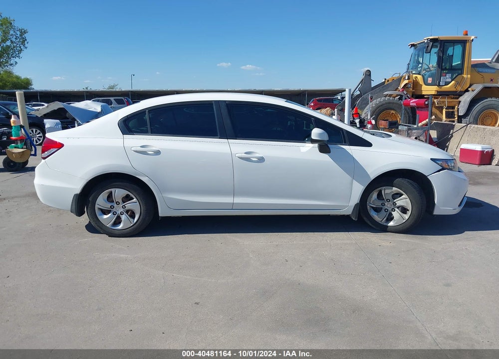 2013 HONDA CIVIC LX VIN: 2HGFB2F5XDH561585