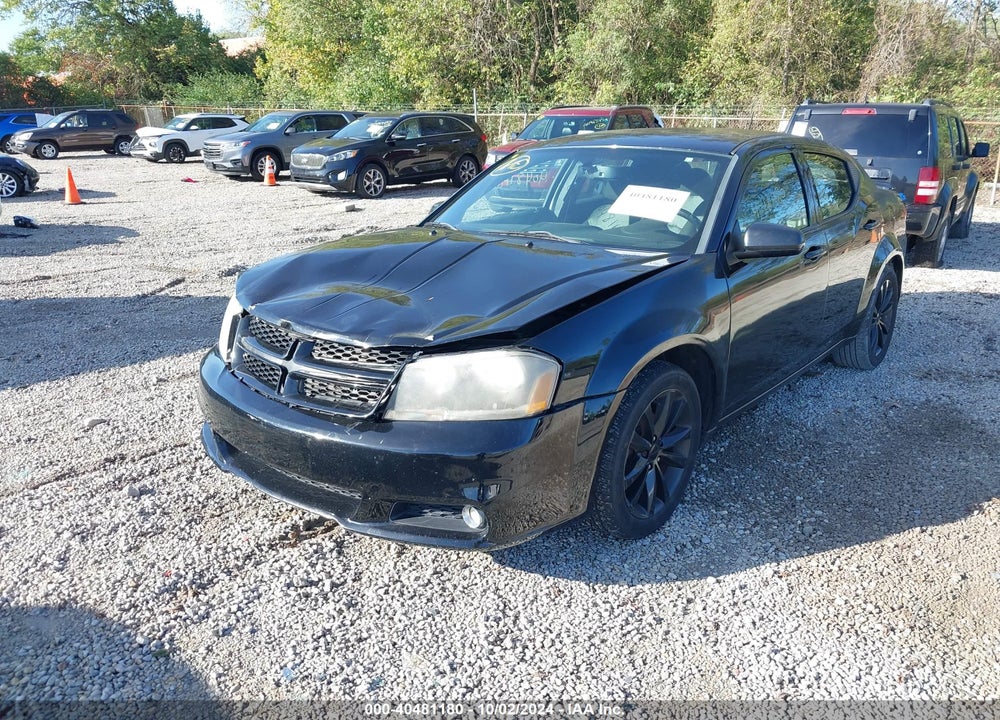2014 DODGE AVENGER SXT VIN: 1C3CDZCB4EN163977