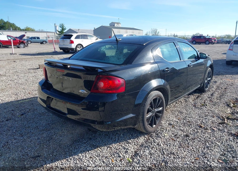 2014 DODGE AVENGER SXT VIN: 1C3CDZCB4EN163977