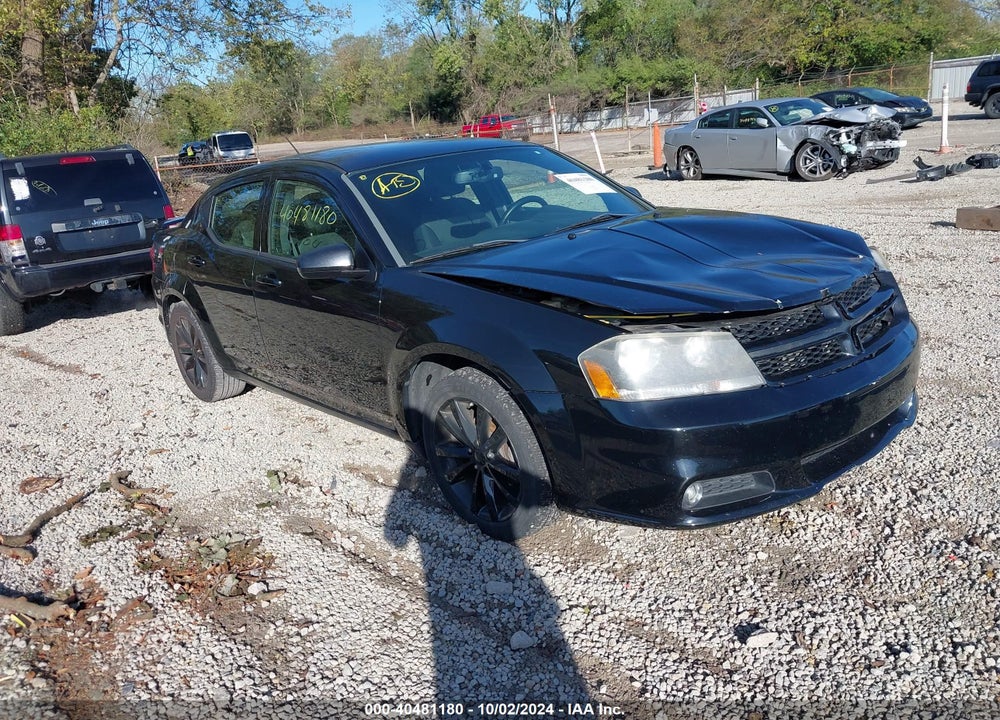 2014 DODGE AVENGER SXT VIN: 1C3CDZCB4EN163977