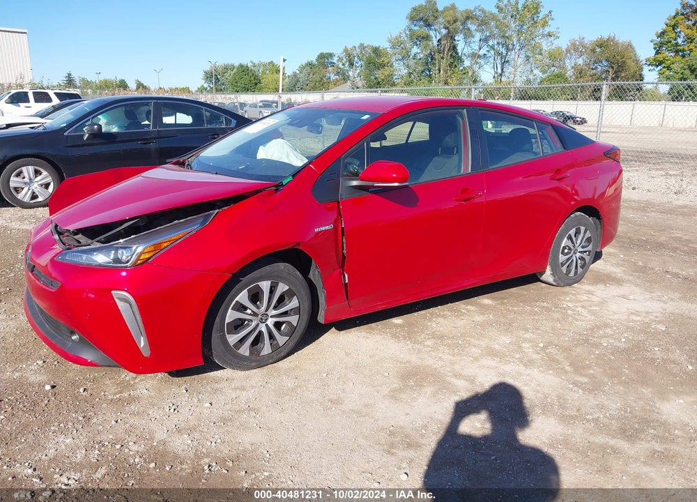 2022 TOYOTA PRIUS LE AWD-E VIN: JTDL9MFU5N3035417