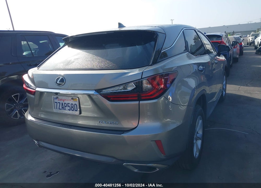 2017 LEXUS RX 350 VIN: 2T2ZZMCAXHC062298