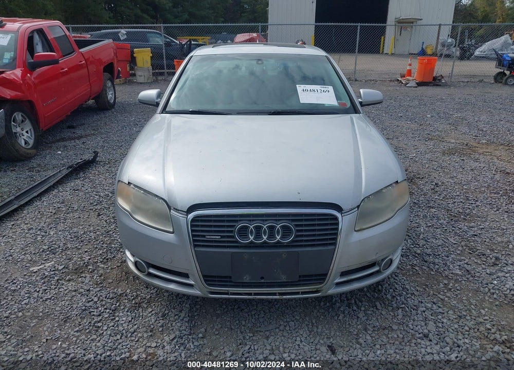 2007 AUDI A4 2.0T VIN: WAUDF78E77A115012