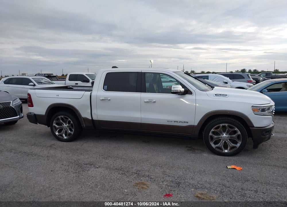 2021 RAM 1500 LIMITED LONGHORN 4X4 5'7 BOX VIN: 1C6SRFKT3MN566596