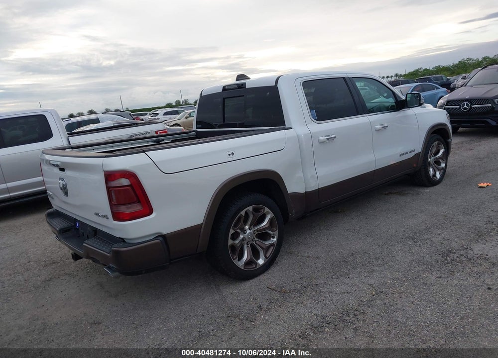 2021 RAM 1500 LIMITED LONGHORN 4X4 5'7 BOX VIN: 1C6SRFKT3MN566596