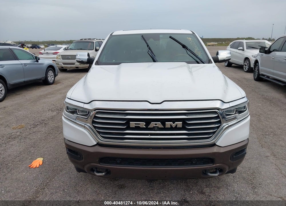 2021 RAM 1500 LIMITED LONGHORN 4X4 5'7 BOX VIN: 1C6SRFKT3MN566596