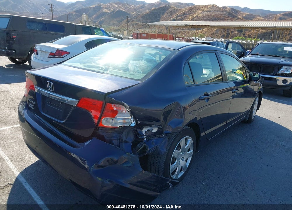 2010 HONDA CIVIC LX VIN: 19XFA1F55AE028742