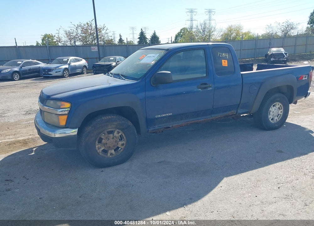 2005 CHEVROLET COLORADO VIN: 1GCDT196958124198