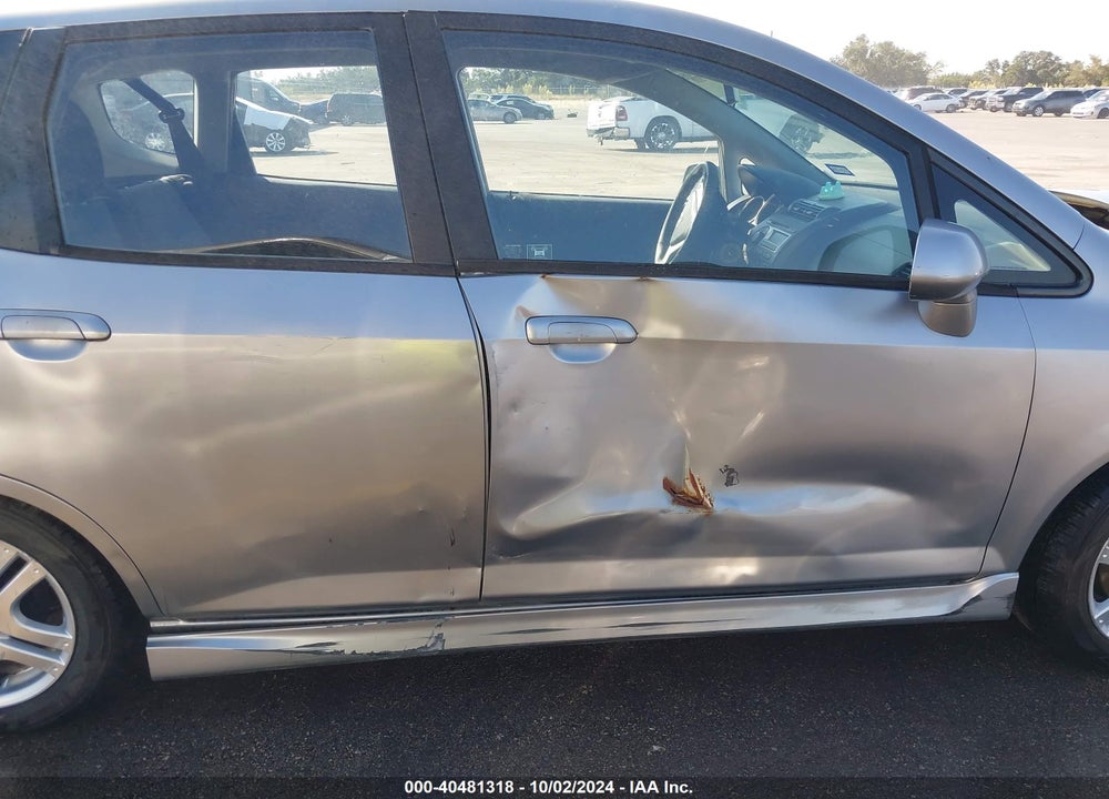 2007 HONDA FIT SPORT VIN: JHMGD386X7S002106