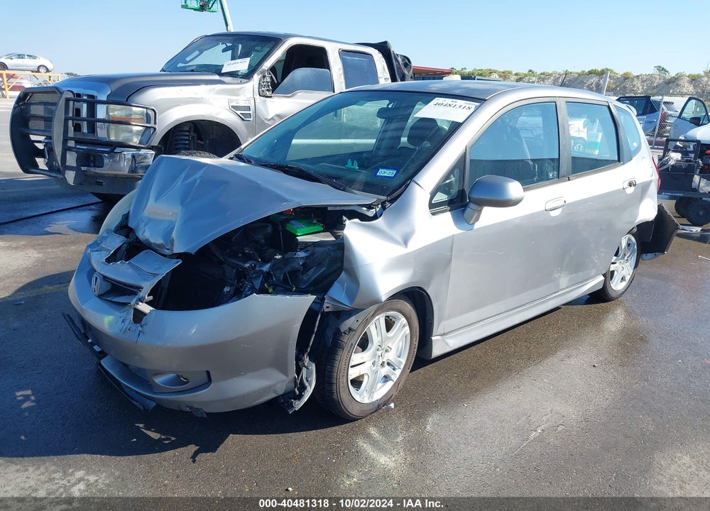 2007 HONDA FIT SPORT VIN: JHMGD386X7S002106