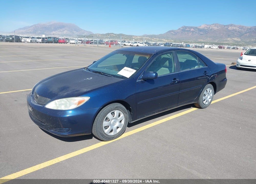 2002 TOYOTA CAMRY LE VIN: 4T1BE32K72U630163