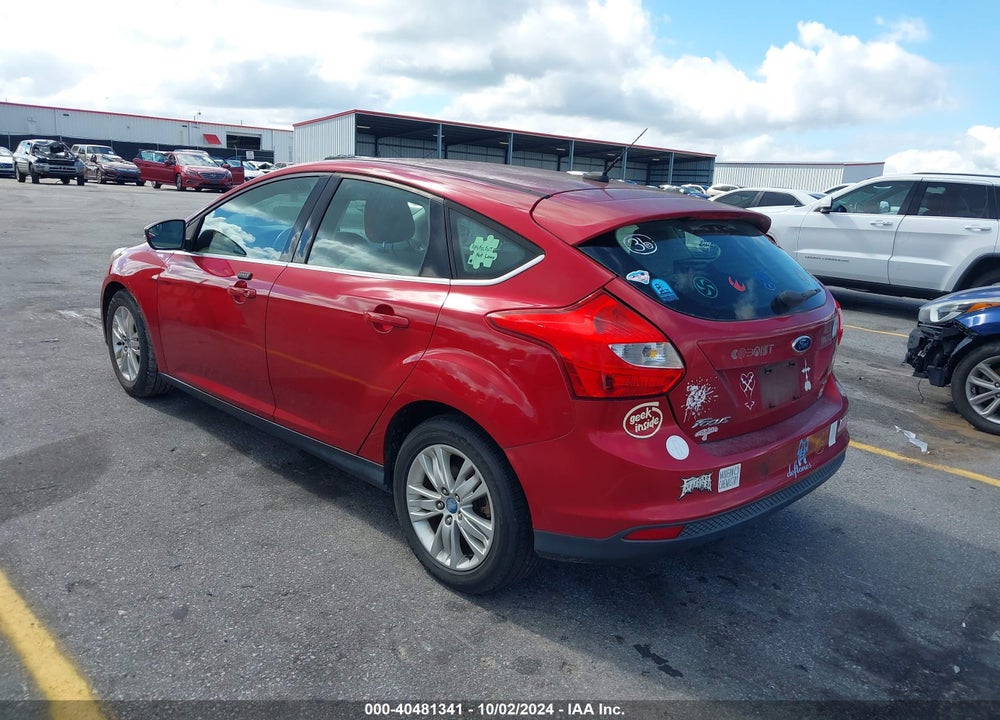 2012 FORD FOCUS SEL VIN: 1FAHP3M21CL232224