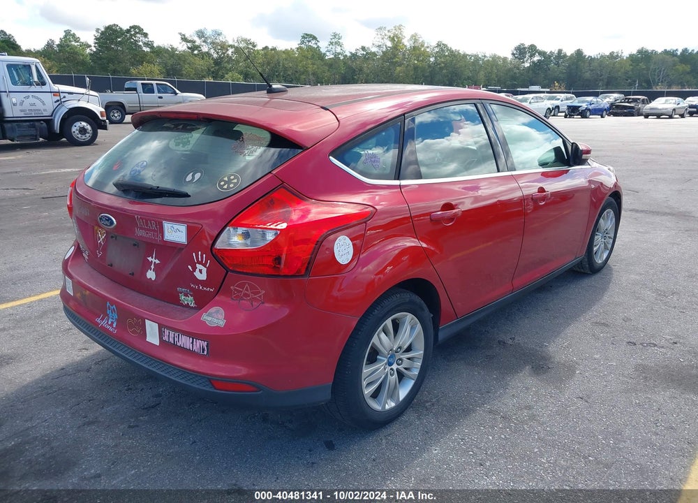 2012 FORD FOCUS SEL VIN: 1FAHP3M21CL232224