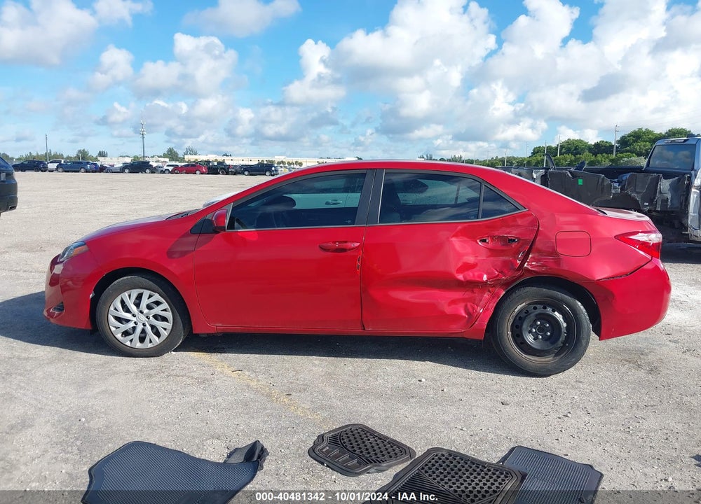 2019 TOYOTA COROLLA LE VIN: 5YFBURHE2KP937538