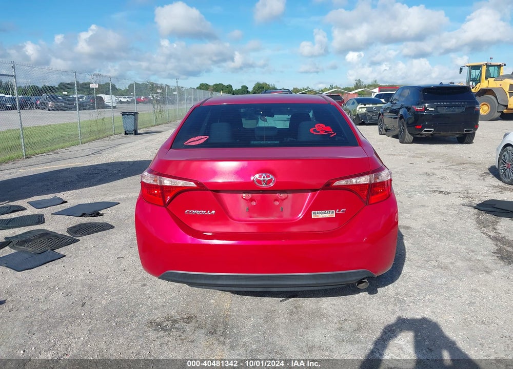 2019 TOYOTA COROLLA LE VIN: 5YFBURHE2KP937538