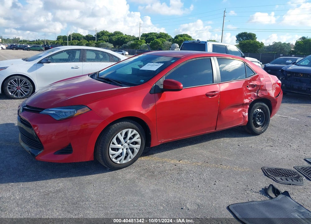 2019 TOYOTA COROLLA LE VIN: 5YFBURHE2KP937538