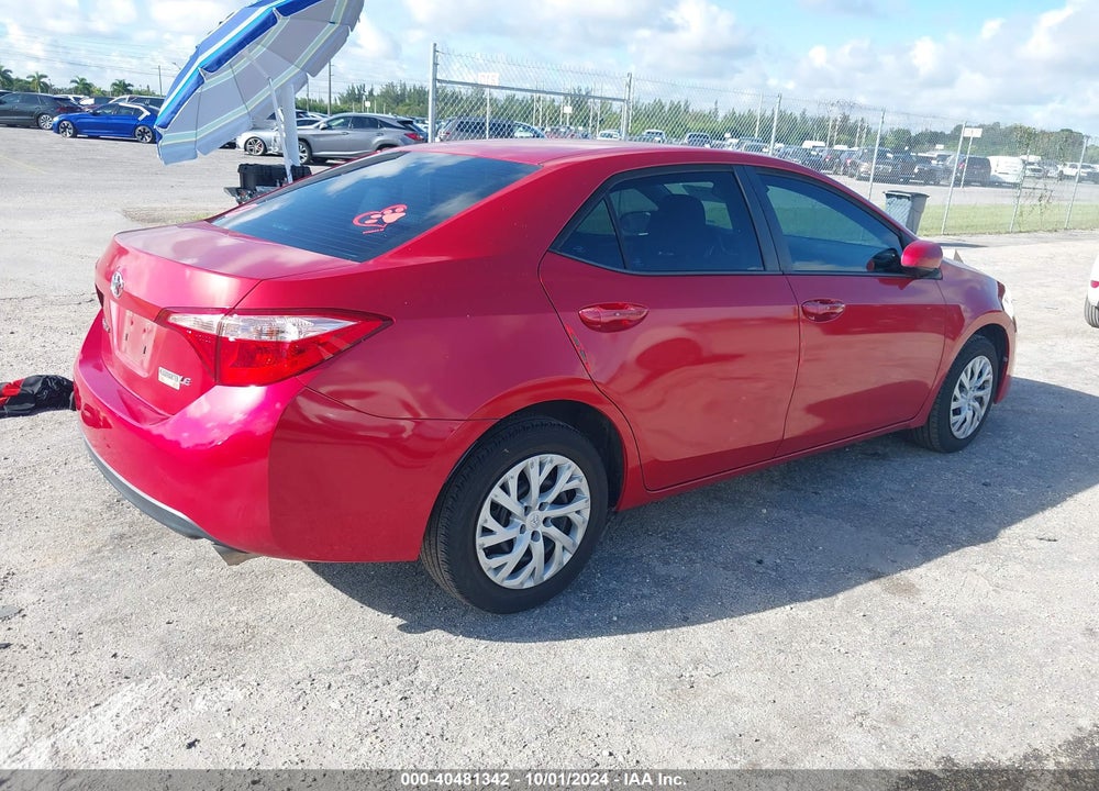2019 TOYOTA COROLLA LE VIN: 5YFBURHE2KP937538