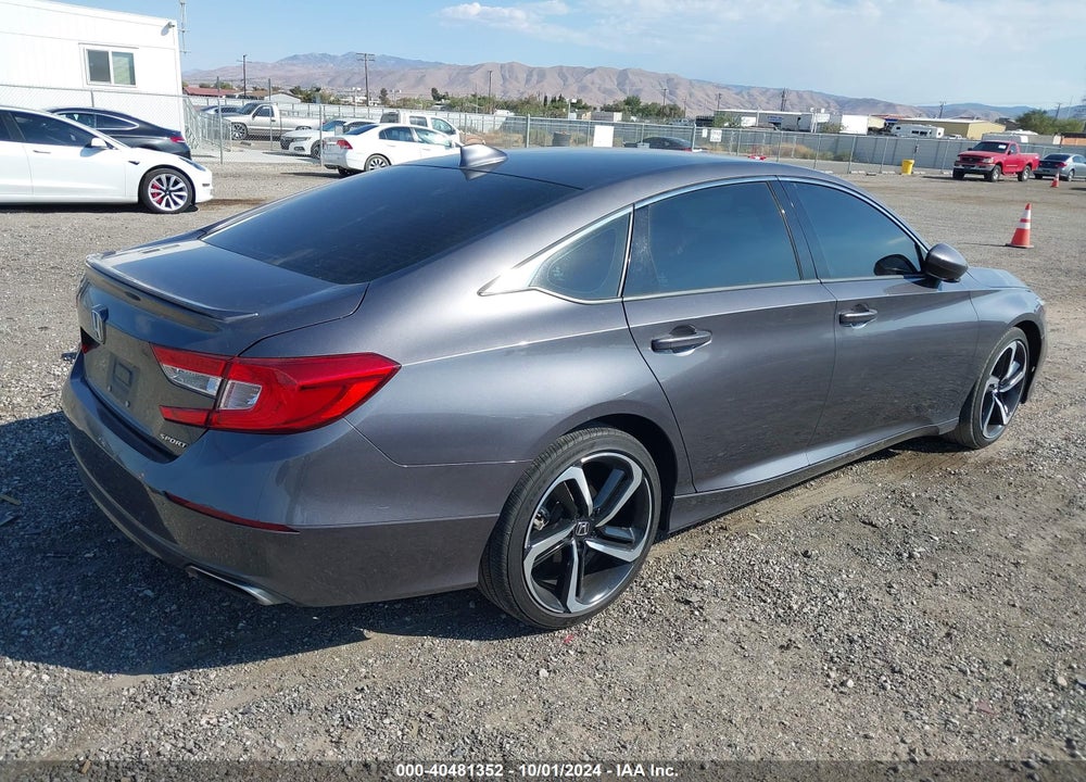 2018 HONDA ACCORD SPORT VIN: 1HGCV1F36JA249485