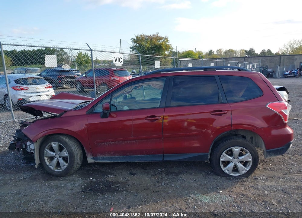2014 SUBARU FORESTER 2.5I PREMIUM VIN: JF2SJAECXEH455348