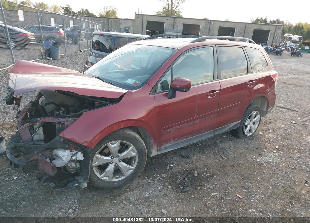 2014 SUBARU FORESTER 2.5I PREMIUM VIN: JF2SJAECXEH455348