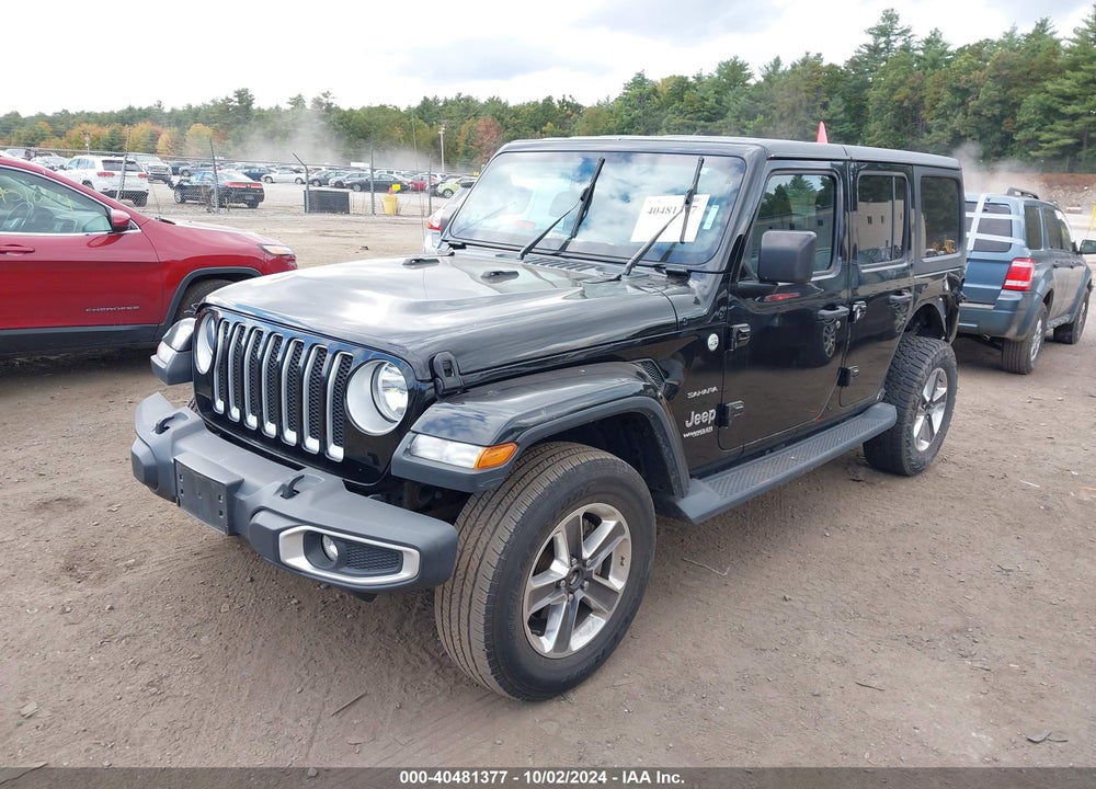 2019 JEEP WRANGLER UNLIMITED SAHARA 4X4 VIN: 1C4HJXEN8KW593054