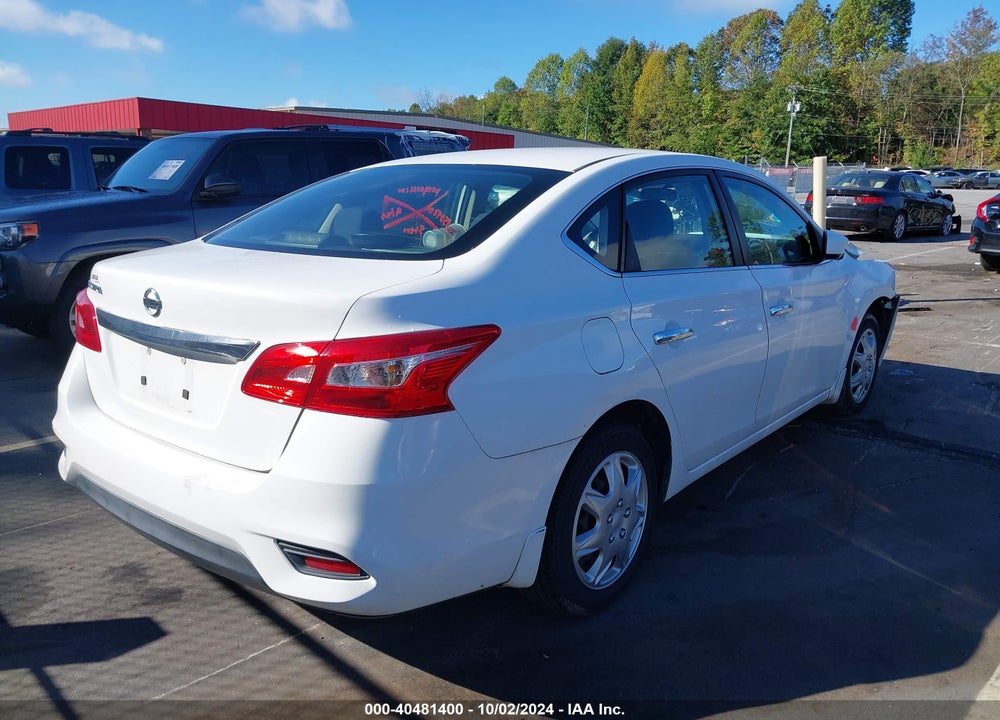 2017 NISSAN SENTRA S VIN: 3N1AB7AP5HY308644
