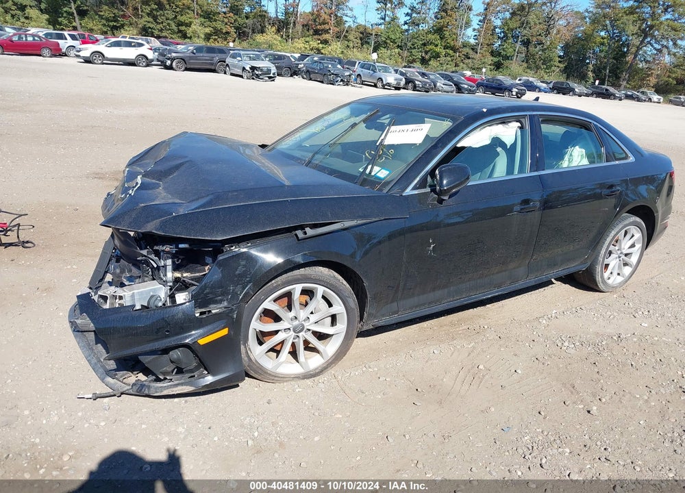 2019 AUDI A4 45 PREMIUM VIN: WAUENAF44KN016048