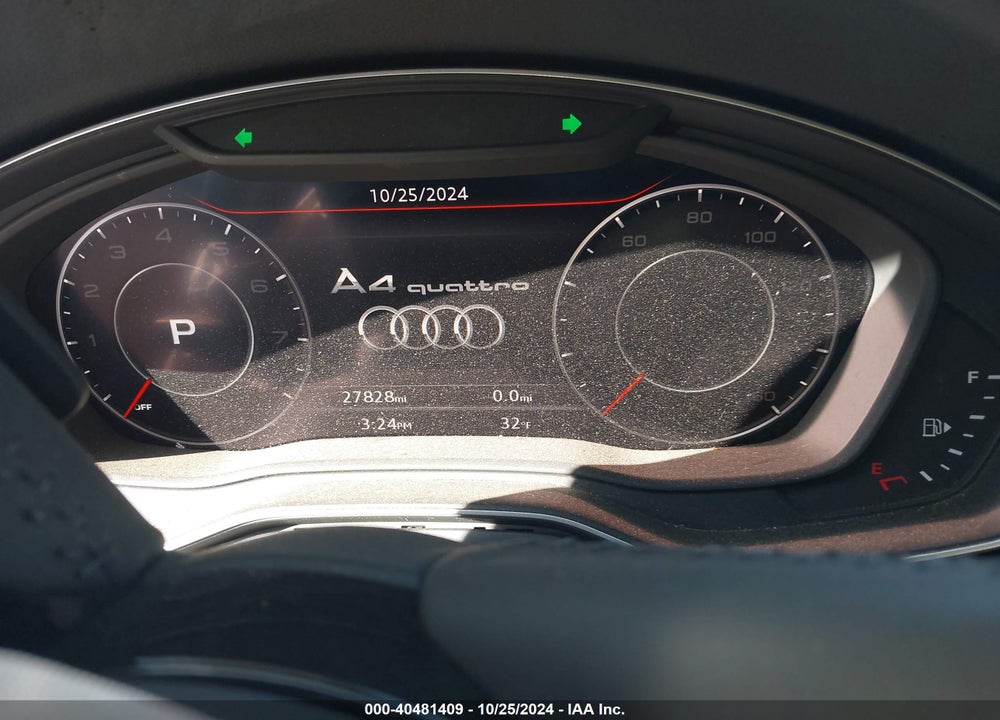 2019 AUDI A4 45 PREMIUM VIN: WAUENAF44KN016048