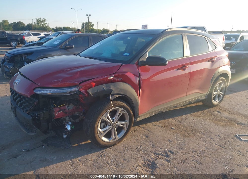 2022 HYUNDAI KONA SEL VIN: KM8K62AB5NU766398