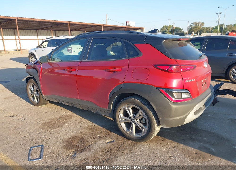 2022 HYUNDAI KONA SEL VIN: KM8K62AB5NU766398