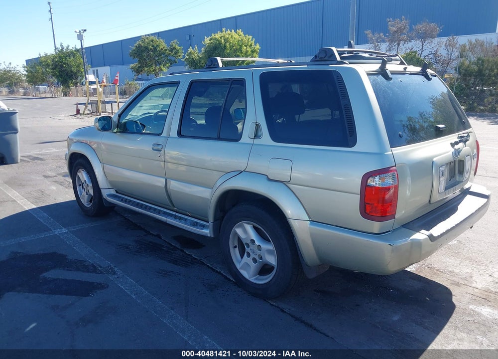 2001 INFINITI QX4 LUXURY VIN: JNRDR09X11W203680