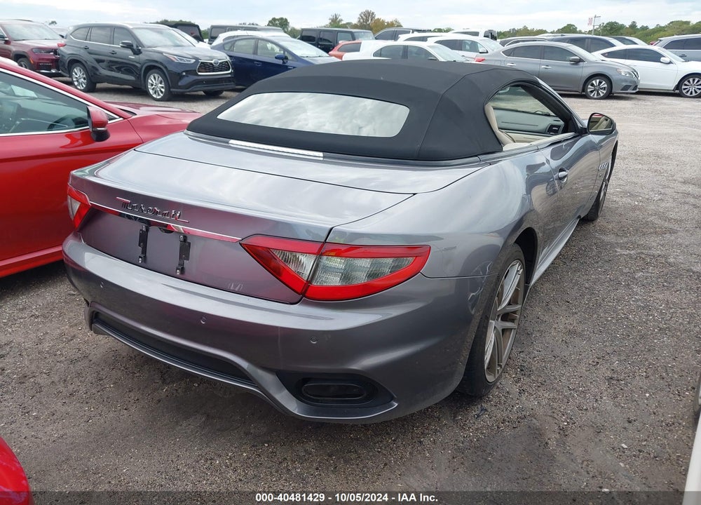 2018 MASERATI GRANTURISMO MC/SPORT VIN: ZAM45VMA9J0276192