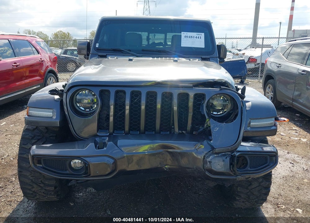 2021 JEEP GLADIATOR HIGH ALTITUDE 4X4 VIN: 1C6HJTFG9ML543591