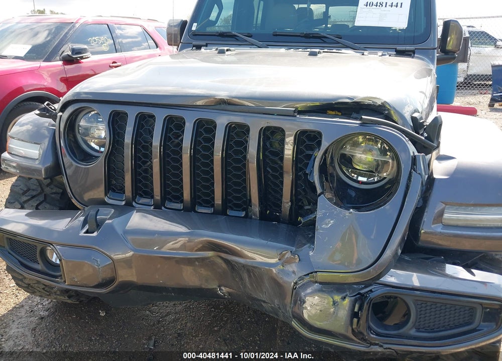 2021 JEEP GLADIATOR HIGH ALTITUDE 4X4 VIN: 1C6HJTFG9ML543591